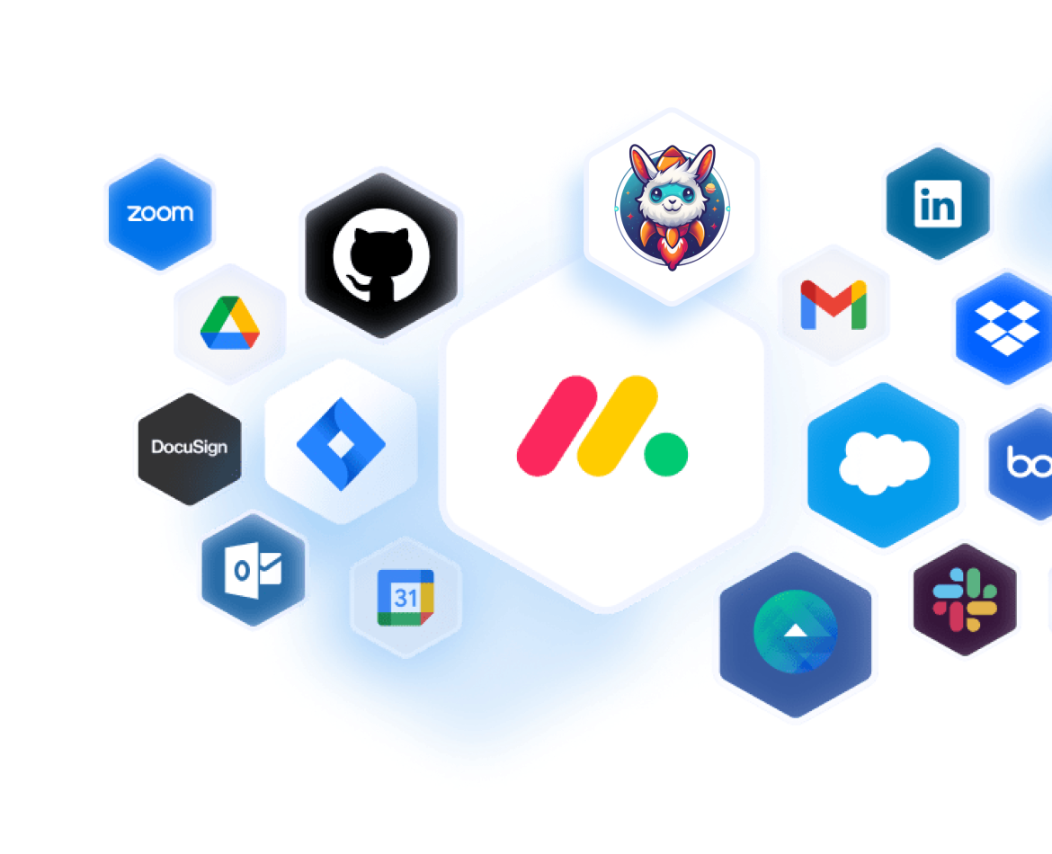 Google Drive, GitHub, Gmail, en Salesforce